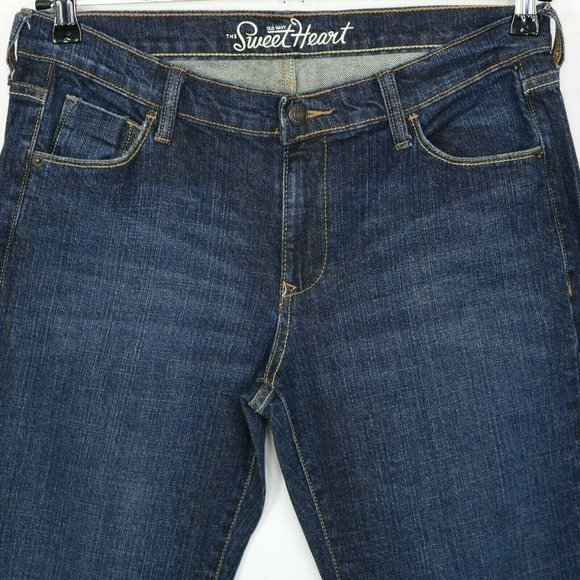 Old Navy The Sweet Heart Bootcut Jeans Stretch 8 Regular X 31 - Picture 7 of 9
